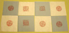 Custom Stencil Quilt Blocks