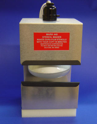 Here is the NEW Mark 440 Stencil Maker Stencil Maker Unit